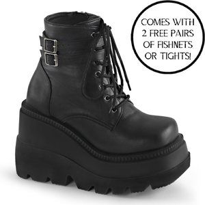 Demonia Black Platform Boots